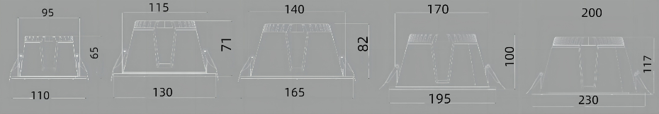 Valhalla Series waterproof downlight