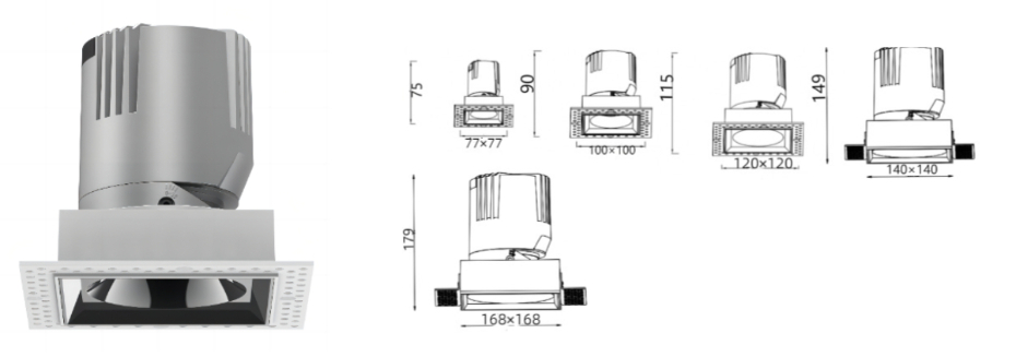 Taurus Series Pro hotel spot lights