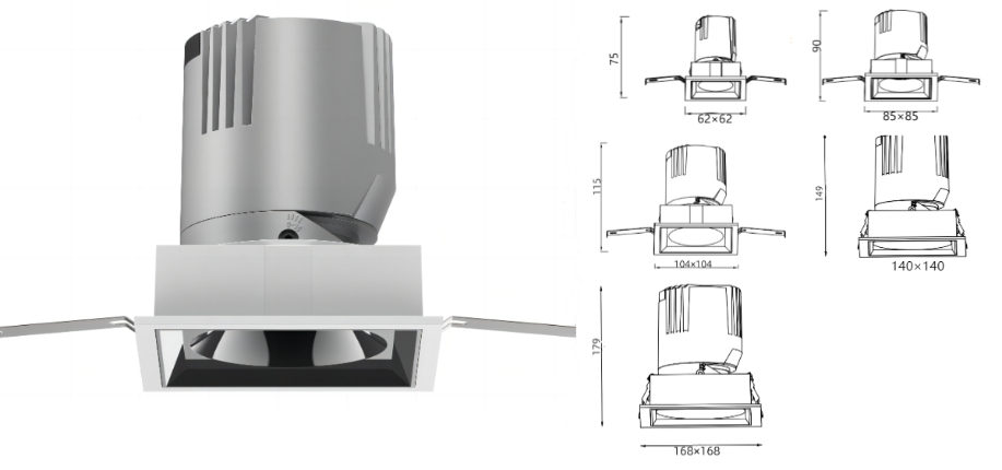 Taurus Series Pro hotel spot lights