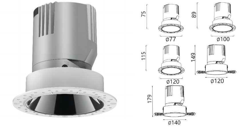 Taurus Series Pro hotel spot lights