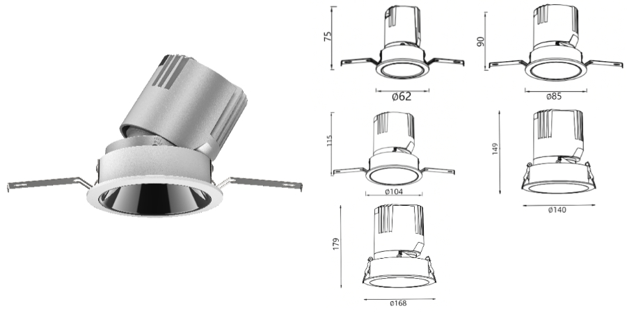 Taurus Series Pro hotel spot lights