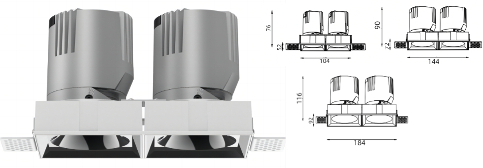 Taurus Series Pro hotel spot lights