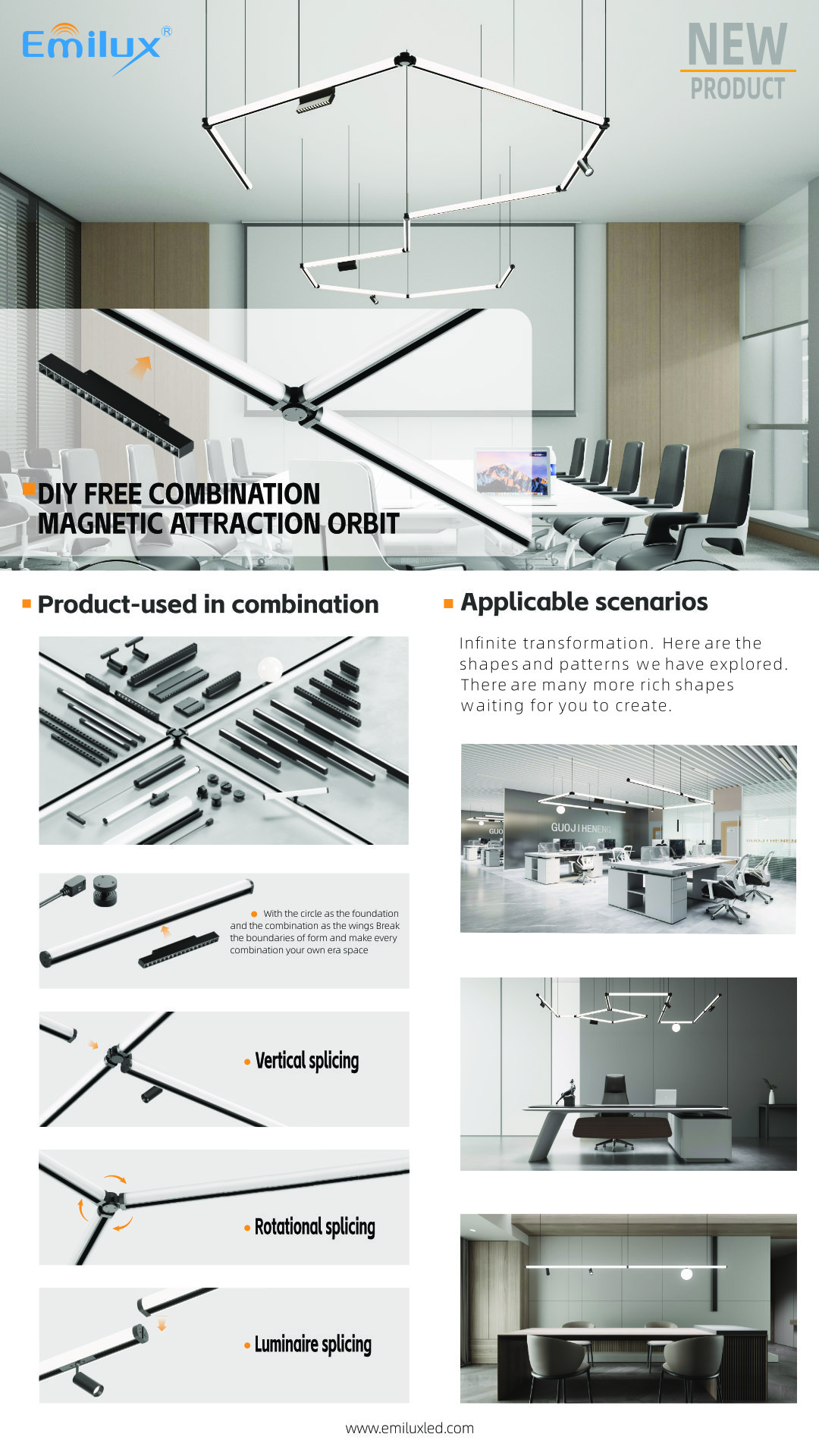 Emilux Launches New Modular Lighting Systems | Flexible Magnetic