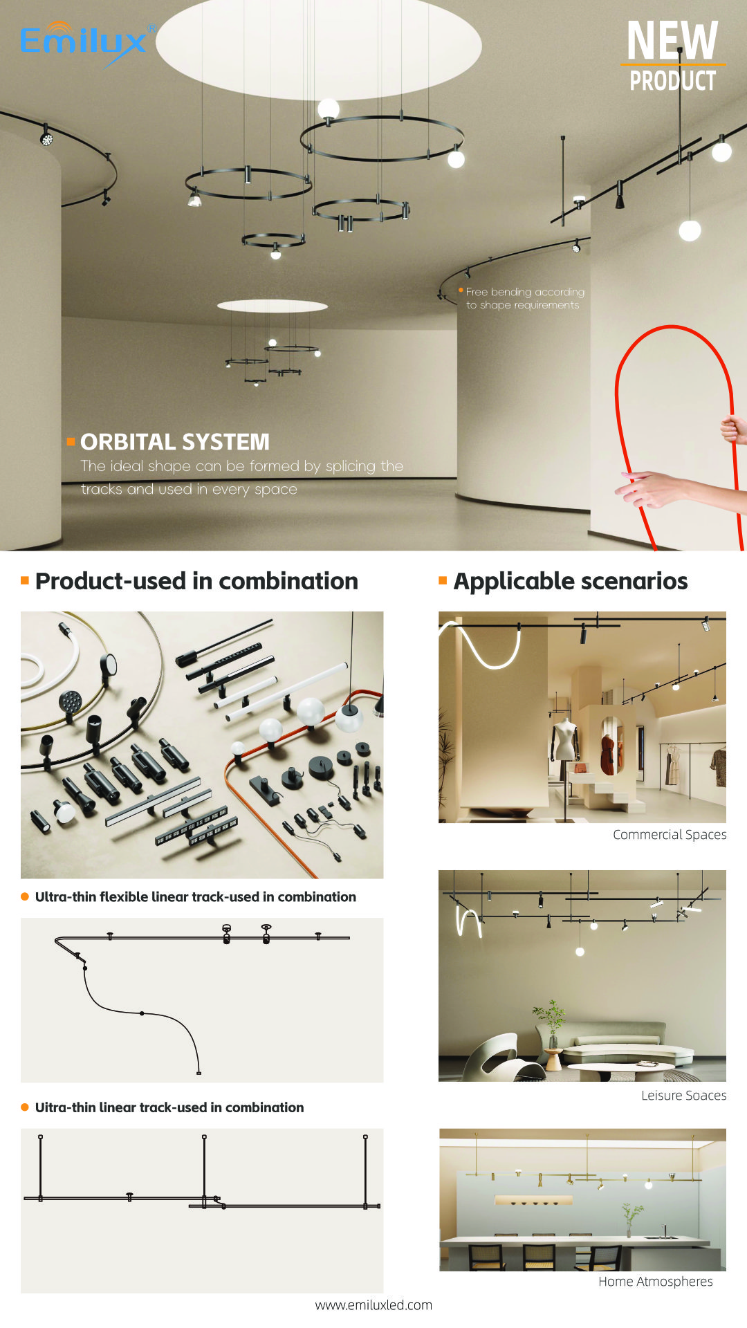Emilux Launches New Modular Lighting Systems | Flexible Magnetic