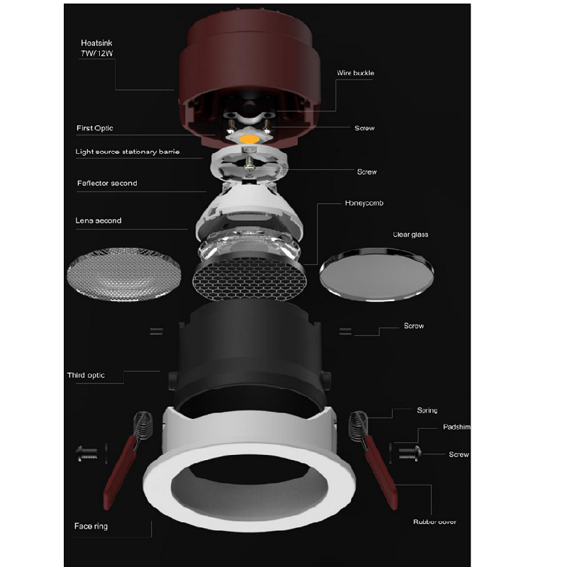 EMP-M7-30W Munich series led down light