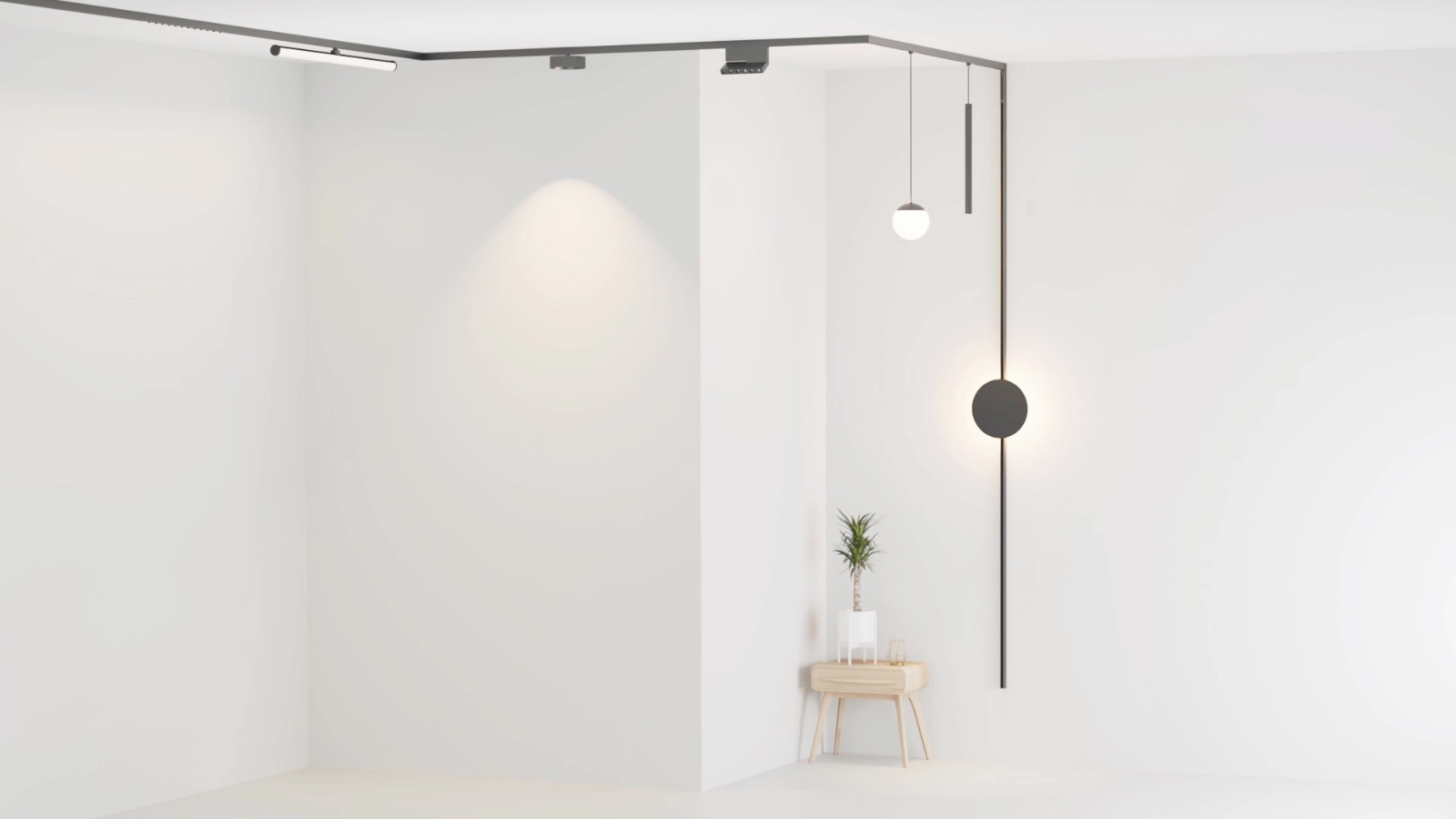 5mm wide ultra-narrow magnetic track system