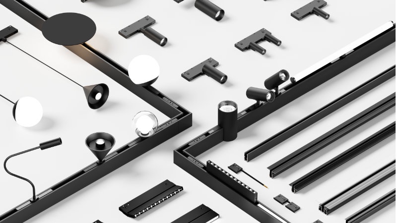 10mm wide ultra-narrow magnetic track system