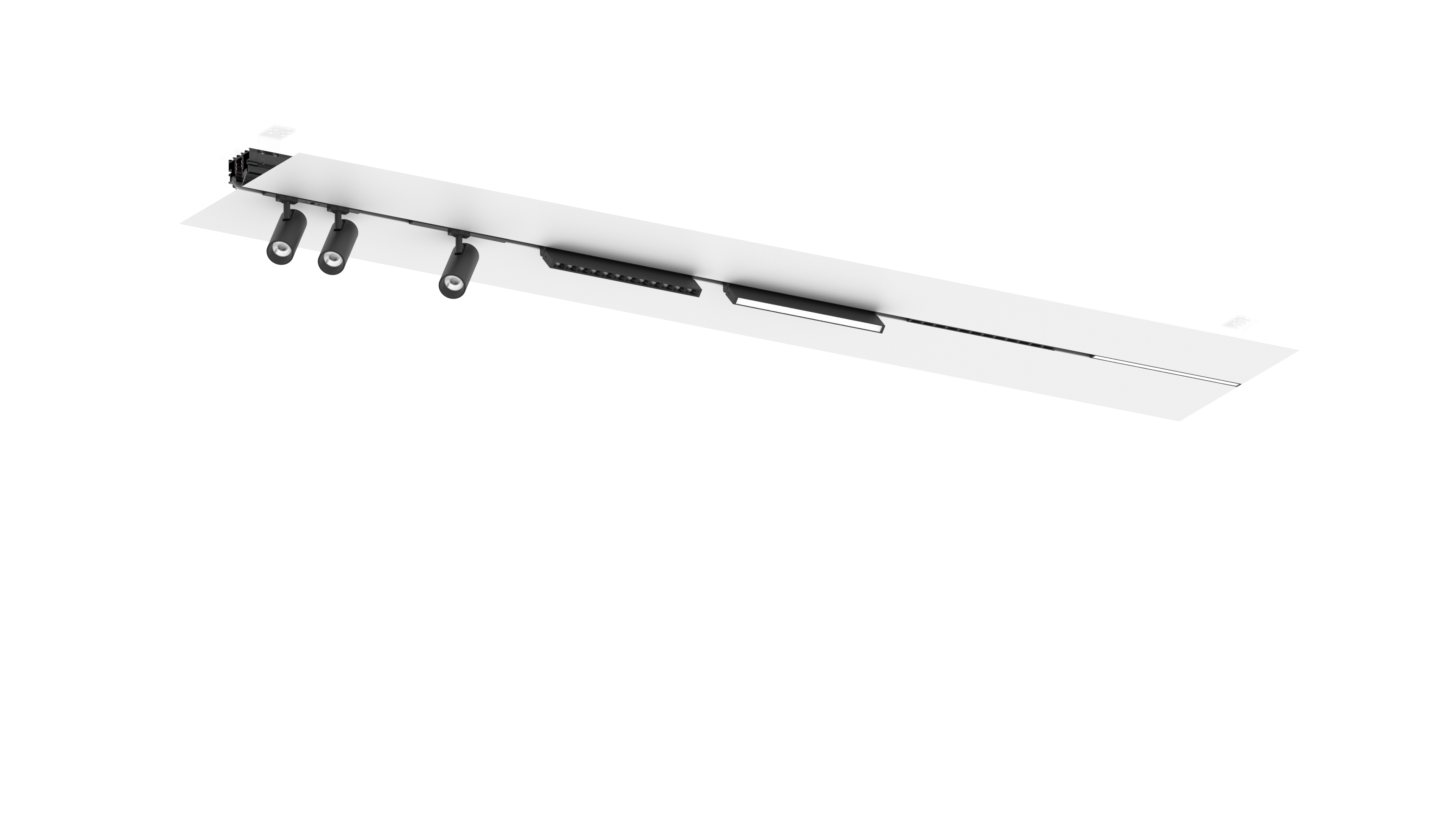 10mm wide ultra-narrow magnetic track system