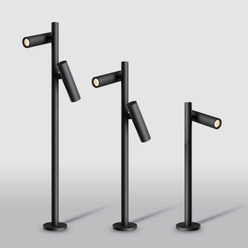 IP65 Double Head LED Garden Bollard Spotlight IP65 Double Head LED Garden Bollard Spotlight